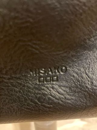 Bolso negro tachuelas cadena