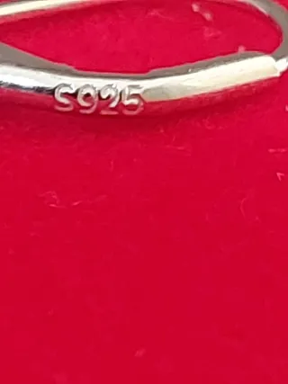 Pendientes Plata 925 y Turmalina Negra pequeños