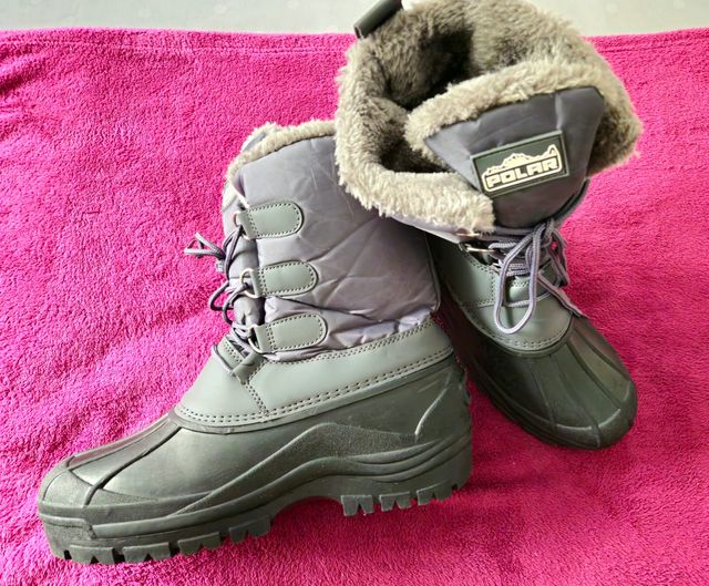 Botas de Nieve Polar Impermeables Talla 38