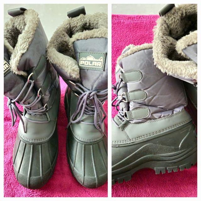 Botas de Nieve Polar Impermeables Talla 38