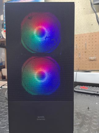 Caja PC Mars Gaming Cristal Templado RGB