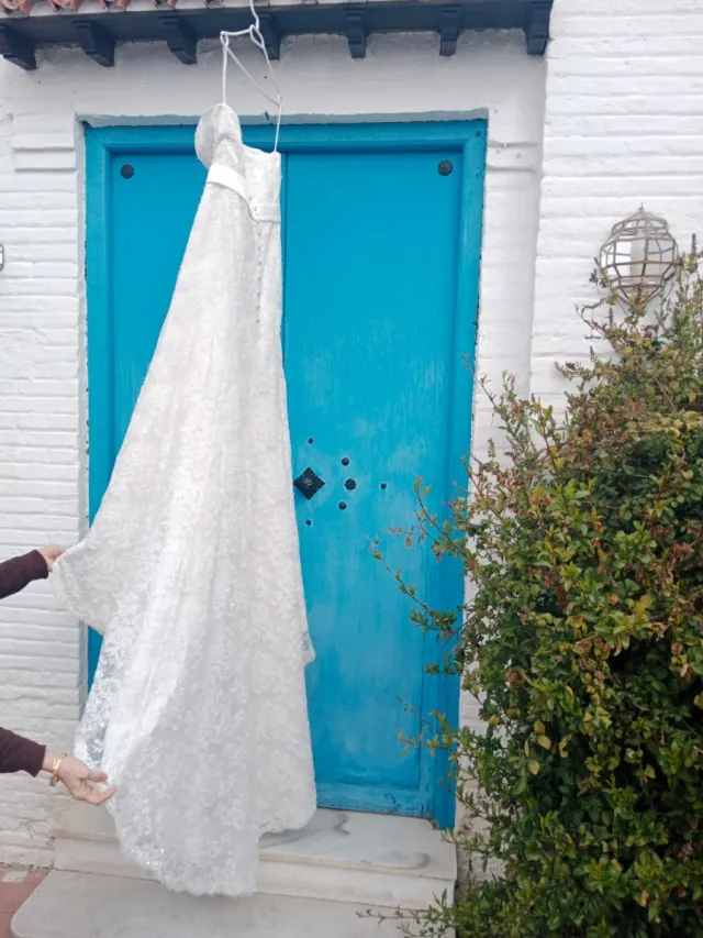 Vestido de Novia Blanco Encaje
