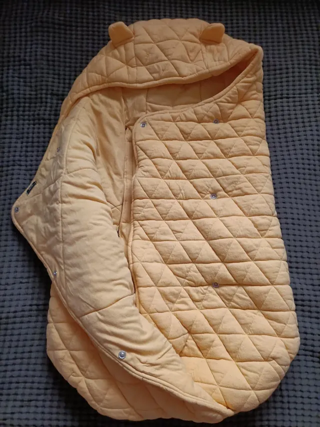 Saco Carrito Bebé Acolchado Amarillo