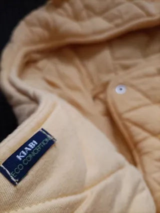 Saco Carrito Bebé Acolchado Amarillo