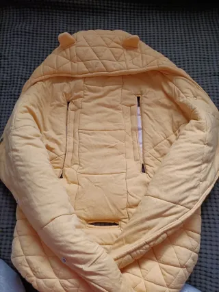 Saco Carrito Bebé Acolchado Amarillo