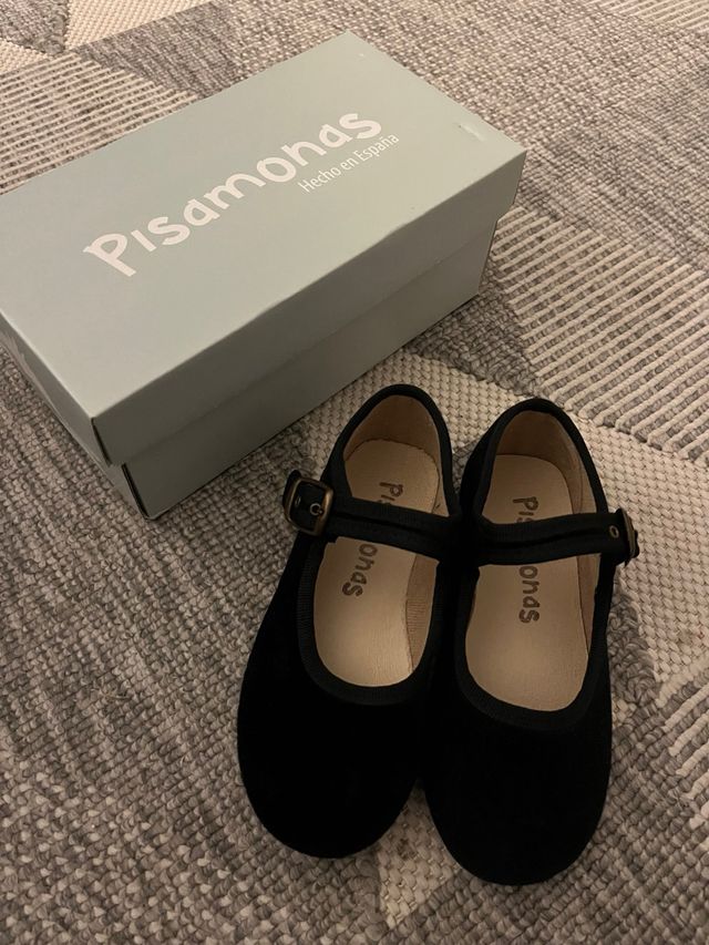 Merceditas terciopelo negro