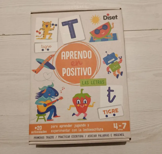 Juego Diset Aprendo en Positivo Las Letras
