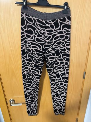 Leggings estampado leopardo beige y negro