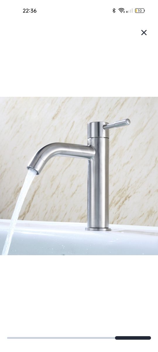 Grifo Baño Inox (2 unidades)