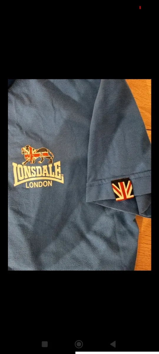 Polo Lonsdale azul talla M