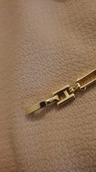 Pulsera chapada en oro y plata