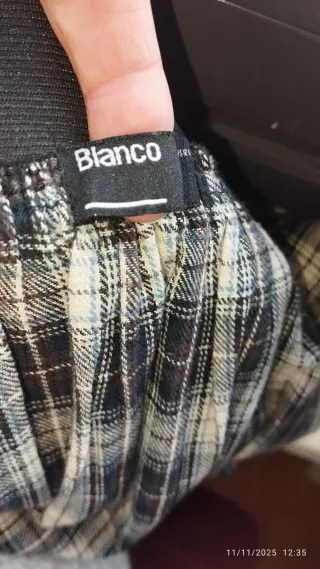 Falda cuadros mini talla S