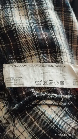 Falda cuadros mini talla S