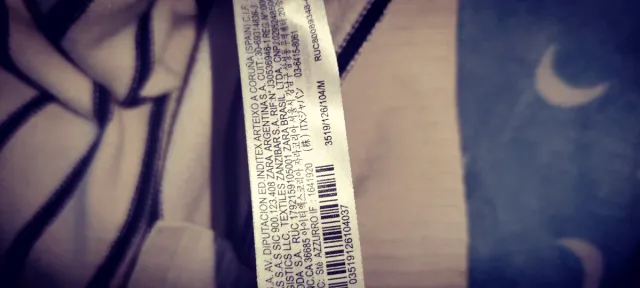 Jersey rayas blanco y negro