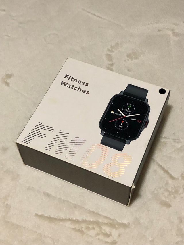 Reloj Smartwatch FM08 Negro y Multicolor