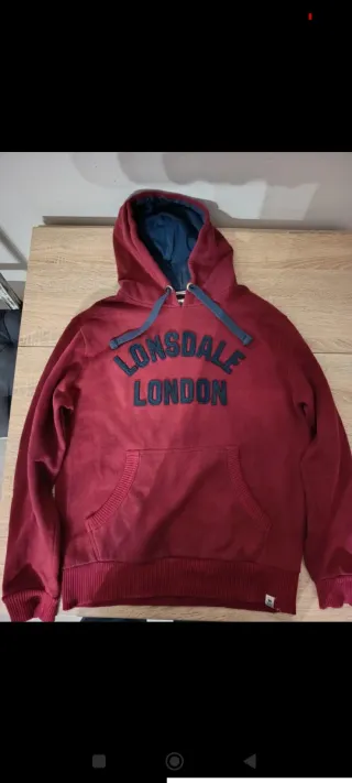 Sudadera Lonsdale London Roja y Azul
