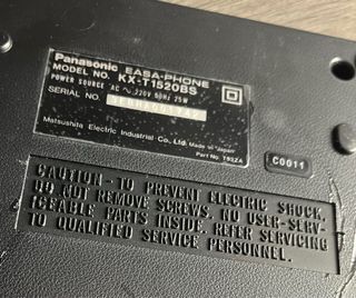 Segreteria Telefonica Panasonic Vintage