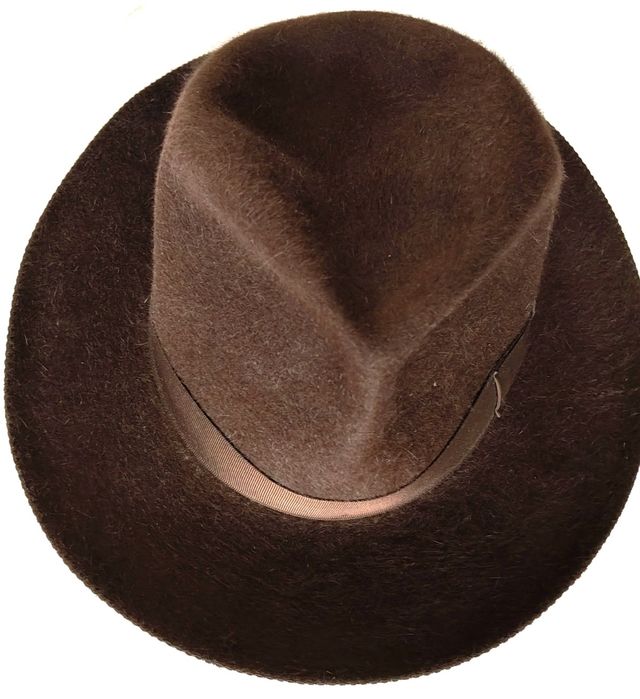 Cappello Borsalino Fedora Marrone Originale