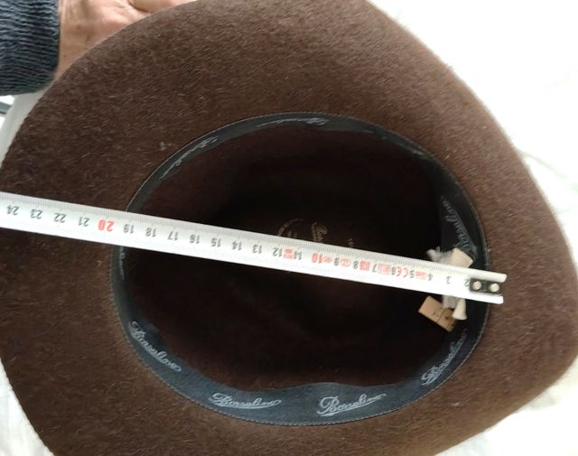 Cappello Borsalino Fedora Marrone Originale