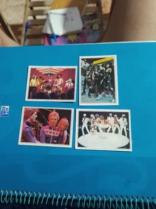 4 Cromos Álbum Tele Pop