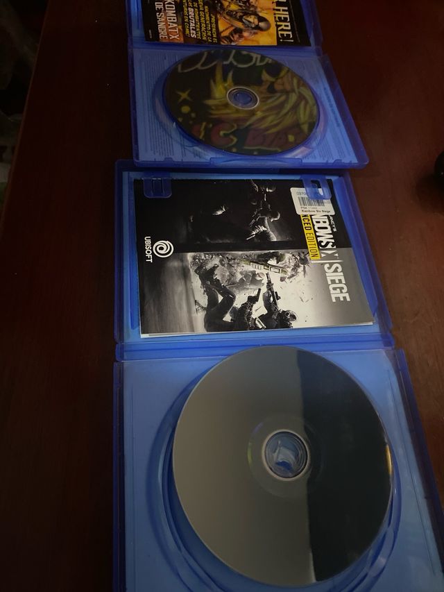 Mortal Kombat X y Rainbow Six Siege PS4