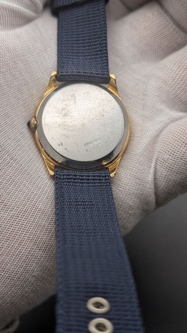 Orologio Vetta Vintage Dorato Incabloc Swiss Made