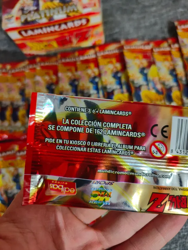 Caja completa Dragon Ball Z Platinum 30 Sobres