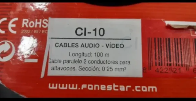 Rollos de Cable Fonestar