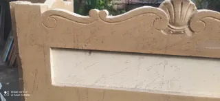 Biombo 4 hojas vintage tallado