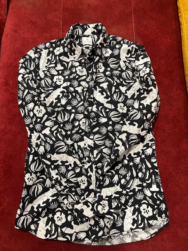 Camisa Paul Smith Talla S Estampado Animales