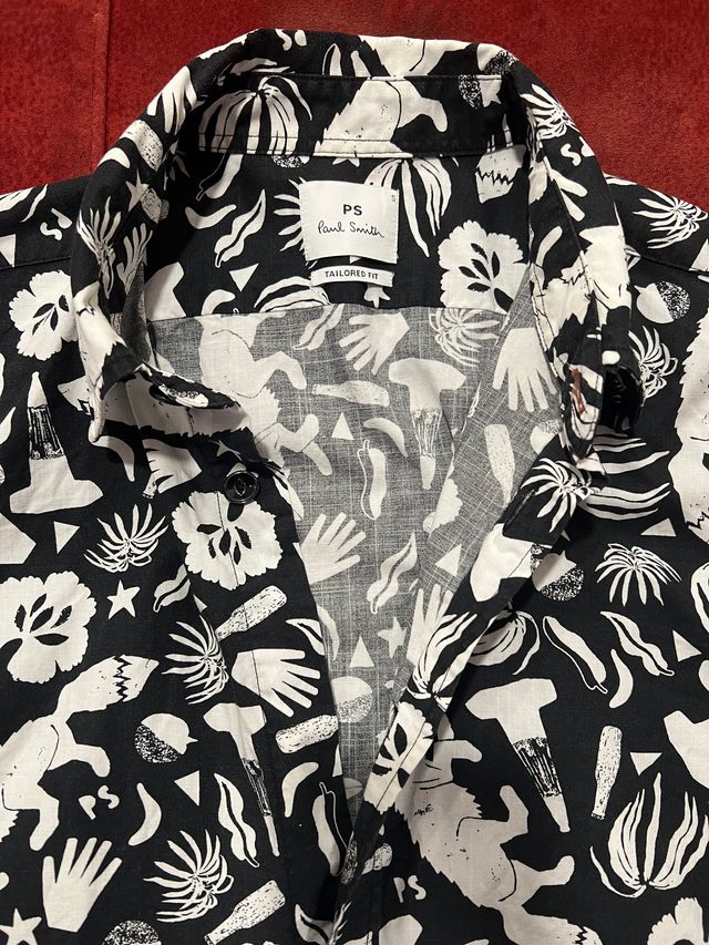 Camisa Paul Smith Talla S Estampado Animales