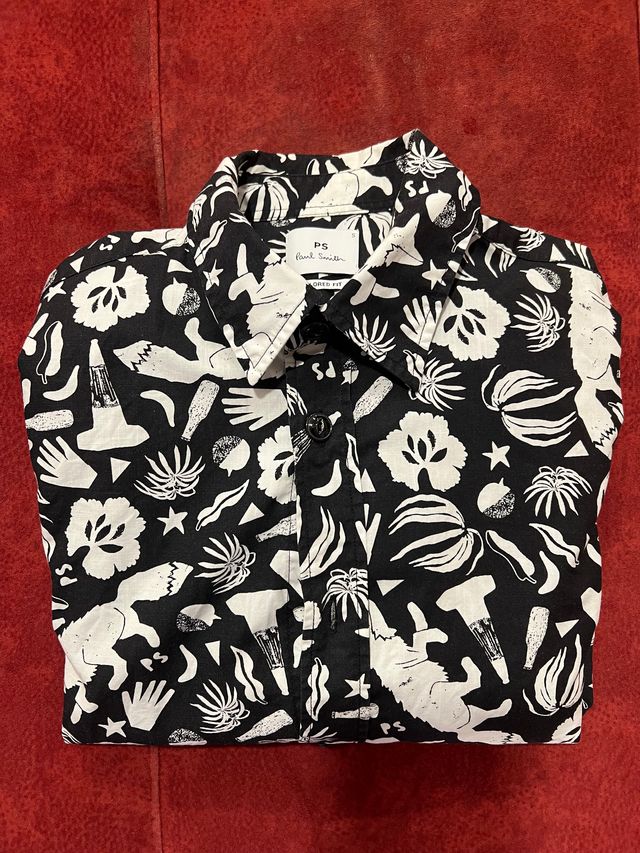 Camisa Paul Smith Talla S Estampado Animales