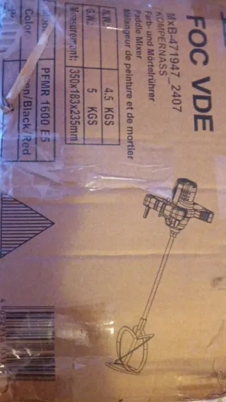 Misturador Elétrico Parkside 1600w