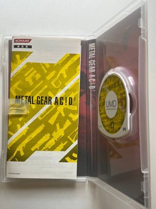 Metal Gear Acid 2 PSP Japonés Konami