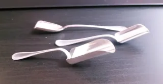 Set 3 cucchiaini zucchero argento 800