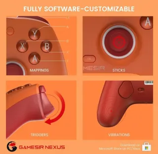 Mando Xbox GameSir G7 SE Naranja Compatible PC