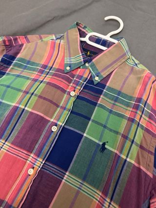 Camisa Ralph Lauren cuadros multicolor