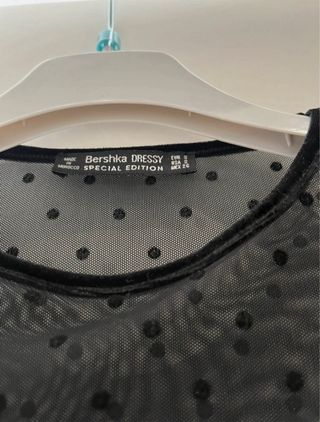 Body Bershka Malla Lunares Talla S