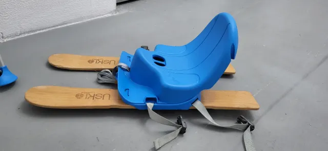 Skis Uski Wedze convertibles en trineo