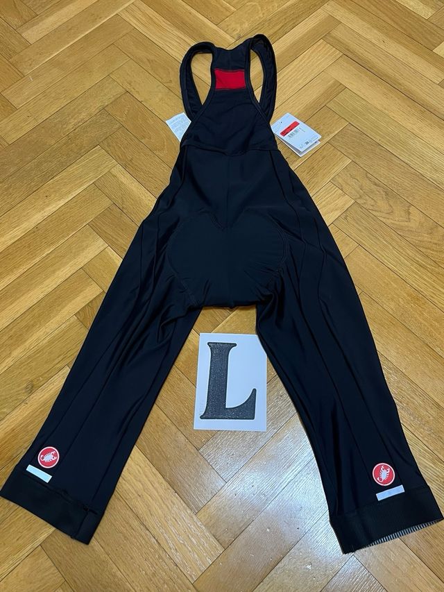 Culote ciclismo Castelli negro talla L