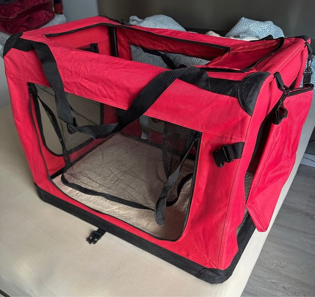 Transportín perro grande plegable tamaño XXL