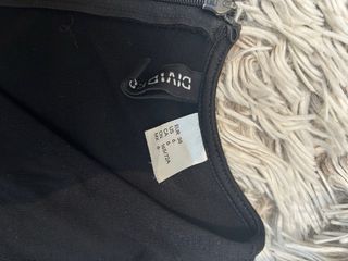 Vestido/Mono Formal Negro Corto Falda Pantalón