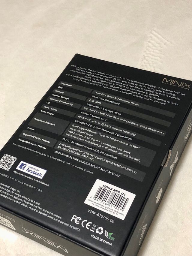 Minix Neo U1 Android para LibreElec