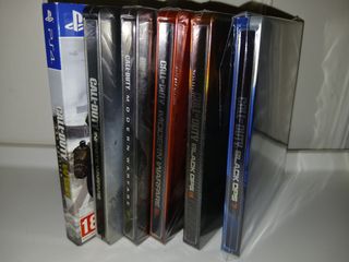 Call of duty lote 6 cajas steelbook