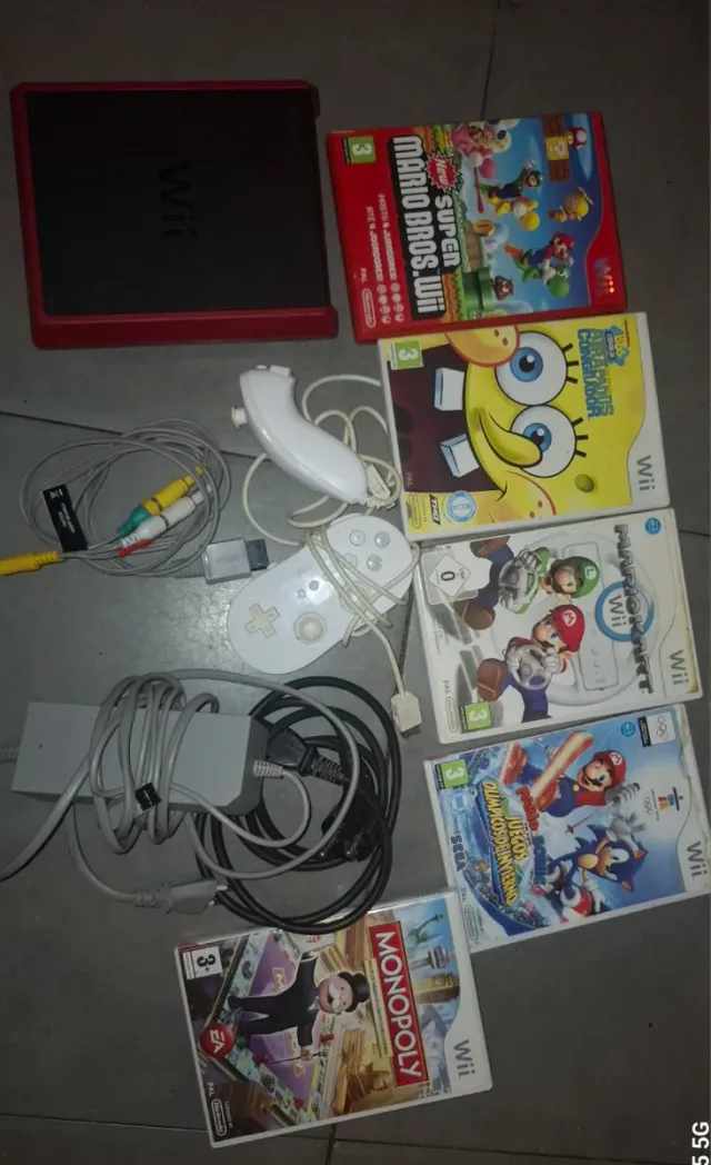 Nintendo Wii Mini Nero e Rosso
