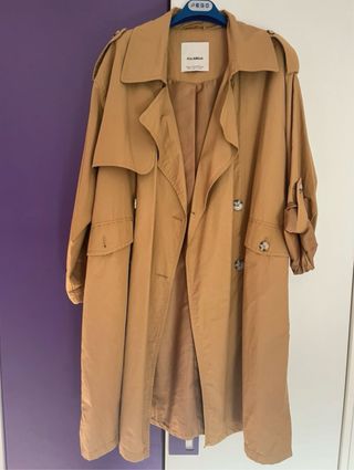 Gabardina oversize Pull&Bear