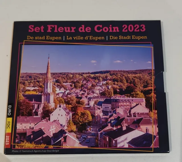 SERIE DE EURO BU FDC BELGICA 2023 EUPEN