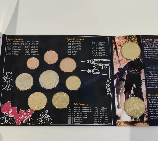 SERIE DE EURO BU FDC BELGICA 2023 EUPEN