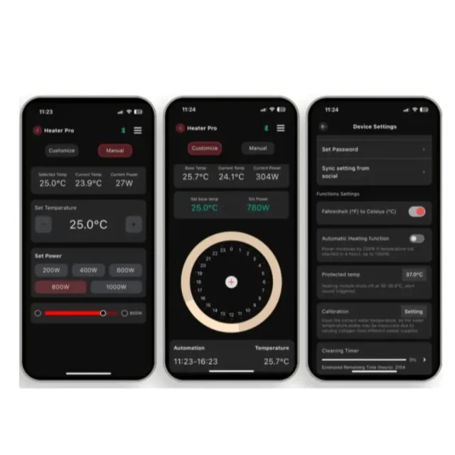 Calentador Chihiros para acuarios  manejo wiffi