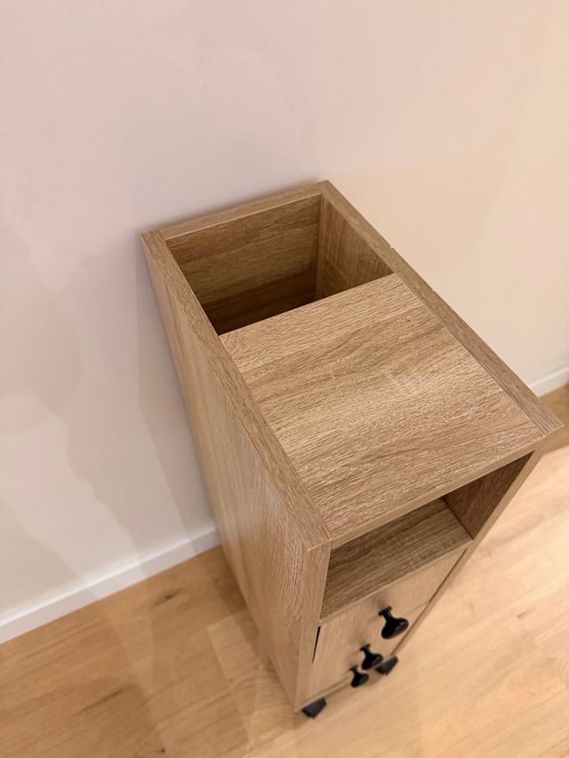 Mueble auxiliar con ruedas 3 compartimentos